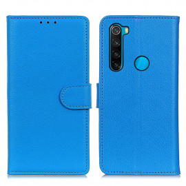 Book Case - Xiaomi Redmi Note 8 (2021) Hoesje - Blauw