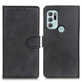 Luxe Book Case - Motorola Moto G60s Hoesje - Zwart