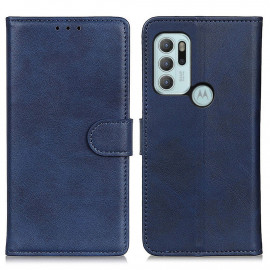 Luxe Book Case - Motorola Moto G60s Hoesje - Blauw