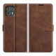 Coverup Deluxe Book Case - Motorola Edge 20 Lite Hoesje - Donkerbruin