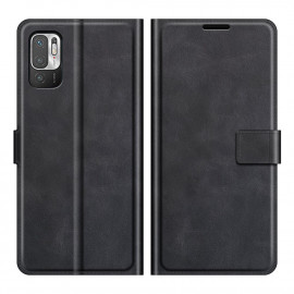 Deluxe Book Case - Xiaomi Redmi Note 10 5G Hoesje - Zwart