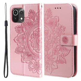 Coverup Mandala Bloemen Book Case - Xiaomi Mi 11 Lite (4G, 5G & NE) Hoesje - Roze
