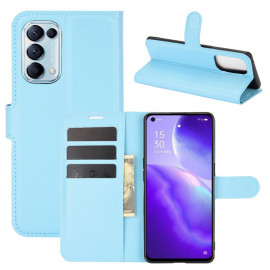 Coverup Book Case - OPPO Find X3 Lite Hoesje - Lichtblauw