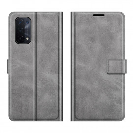 Coverup Deluxe Book Case - OPPO A54 / A74 Hoesje - Grijs