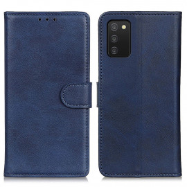 Luxe Book Case - Samsung Galaxy A03s Hoesje - Blauw