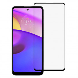 Screen Protector - Tempered Glass - Motorola Moto E30 / E40 - Zwart
