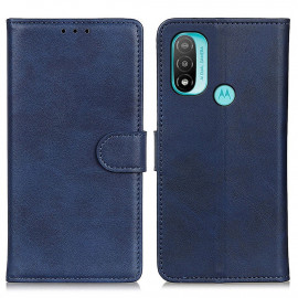 Luxe Book Case - Motorola Moto E20 / E40 Hoesje - Blauw