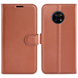 Coverup Book Case - Nokia G50 Hoesje - Bruin