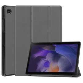 Tri-Fold Book Case met Wake/Sleep - Samsung Galaxy Tab A8 10.5 (2021) Hoesje - Grijs