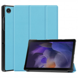 Tri-Fold Book Case met Wake/Sleep - Samsung Galaxy Tab A8 10.5 (2021) Hoesje - Lichtblauw