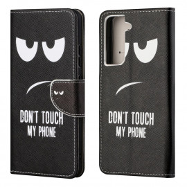 Book Case Samsung Galaxy S21 FE Hoesje - Don’t Touch