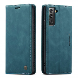 CaseMe Book Case - Samsung Galaxy S21 FE Hoesje - Groen