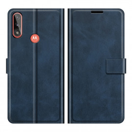 Deluxe Book Case - Motorola Moto E7 Power / E7i Power Hoesje - Blauw