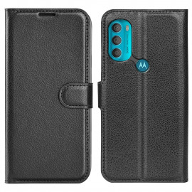 Book Case - Motorola Moto G71 Hoesje - Zwart