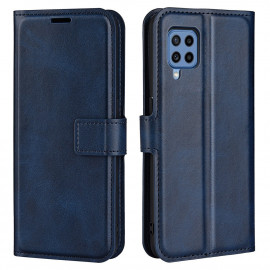 Deluxe Book Case - Samsung Galaxy M22 Hoesje - Blauw