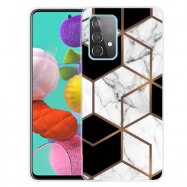 Coverup Marmer TPU Back Cover - Samsung Galaxy A53 Hoesje - Zwart