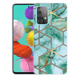 Coverup Marmer TPU Back Cover - Samsung Galaxy A53 Hoesje - Groen