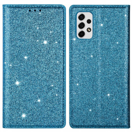 Coverup Glitter Book Case - Samsung Galaxy A53 Hoesje - Blauw