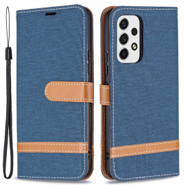 Coverup Denim Book Case - Samsung Galaxy A53 Hoesje - Blauw