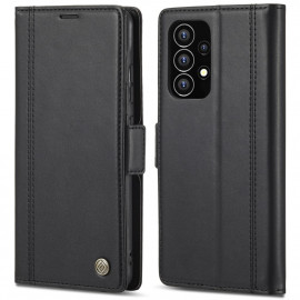 LC.IMEEKE Classic Book Case - Samsung Galaxy A53 Hoesje - Zwart