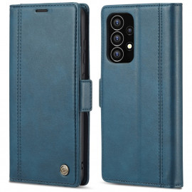 LC.IMEEKE Classic Book Case - Samsung Galaxy A53 Hoesje - Blauw