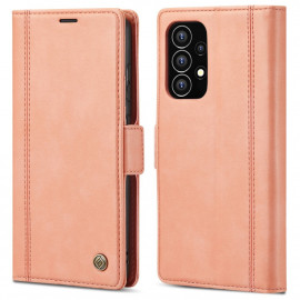 LC.IMEEKE Classic Book Case - Samsung Galaxy A53 Hoesje - Roze