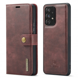 DG.MING 2-in-1 Book Case & Back Cover - Samsung Galaxy A53 Hoesje - Bordeaux