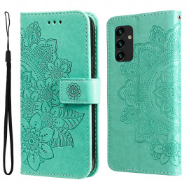 Coverup Mandala Bloemen Book Case - Samsung Galaxy A13 4G Hoesje - Groen