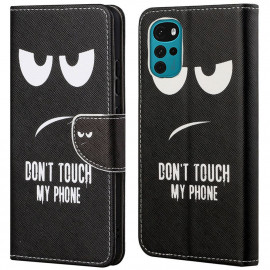 Coverup Book Case - Motorola Moto G22 Hoesje - Don't Touch