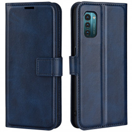 Deluxe Book Case - Nokia G11 / G21 Hoesje - Blauw