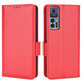 Coverup Book Case - TCL 30 / 30+ Hoesje - Rood