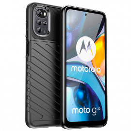 Coverup Rugged Shield TPU Back Cover - Motorola Moto G22 / E32 / E32s Hoesje - Zwart