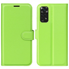 Book Case - Xiaomi Redmi Note 11 4G Hoesje - Groen