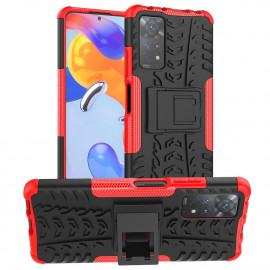 Coverup Rugged Kickstand Back Cover - Xiaomi Redmi Note 11 Pro 5G Hoesje - Rood