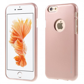 Mercury Metallic TPU - iPhone 6 / iPhone 6s Hoesje - Rose Gold