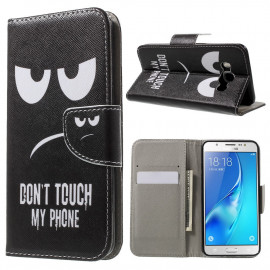 Book Case - Samsung Galaxy J5 (2016) Hoesje - Don't Touch