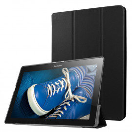 Tri-Fold Book Case - Lenovo Tab 2 A10-30 Hoesje - Zwart