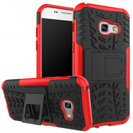 Rugged Kickstand Back Cover - Samsung Galaxy A3 (2017) Hoesje - Rood