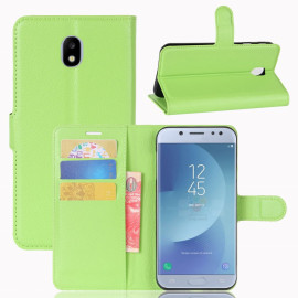 Book Case - Samsung Galaxy J3 (2017) Hoesje - Groen