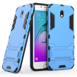 Armor Kickstand Back Cover - Samsung Galaxy J7 (2017) Hoesje - Lichtblauw