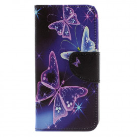 Book Case - Huawei Y6 2017 Hoesje - Vlinders