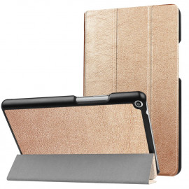 Tri-Fold Book Case - Huawei MediaPad T3 8 Hoesje - Goud