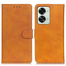 Luxe Book Case - OnePlus Nord 2T Hoesje - Bruin