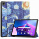 Tri-Fold Book Case met Wake/Sleep - Lenovo Tab M10 Plus Gen 3 Hoesje - Sterrennacht