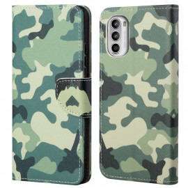 Book Case - Motorola Moto G52 Hoesje - Camouflage