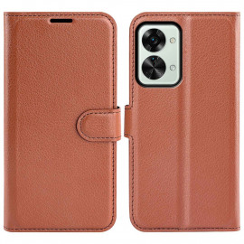 Coverup Book Case - OnePlus Nord 2T Hoesje - Bruin