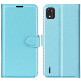 Coverup Book Case - Nokia C2 2E Hoesje - Lichtblauw