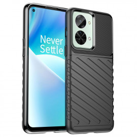 Rugged Shield TPU Back Cover - OnePlus Nord 2T Hoesje - Zwart