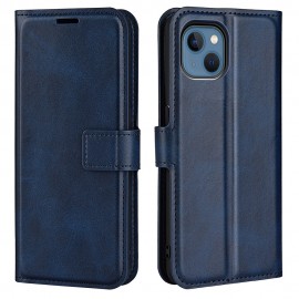 Deluxe Book Case - iPhone 14 Plus Hoesje - Blauw