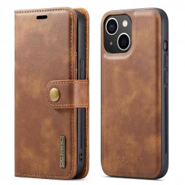 2-in-1 Book Case - iPhone 14 Plus Hoesje - Bruin